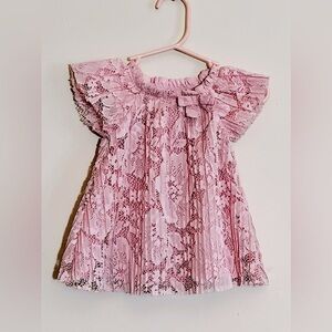 🔴6/$26🔴 Infant Girl’s Intricately Designed Lace Dress